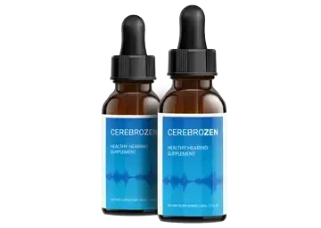 CerebroZen healthy hearing support liquid drop bottles